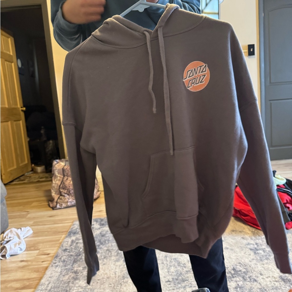 Santa Cruz Skateboards Men's Brown Hoodie